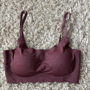 Women's Burgundy seamless Bralette